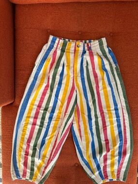 We the Free Colorful Vertical Stripe balloon pants